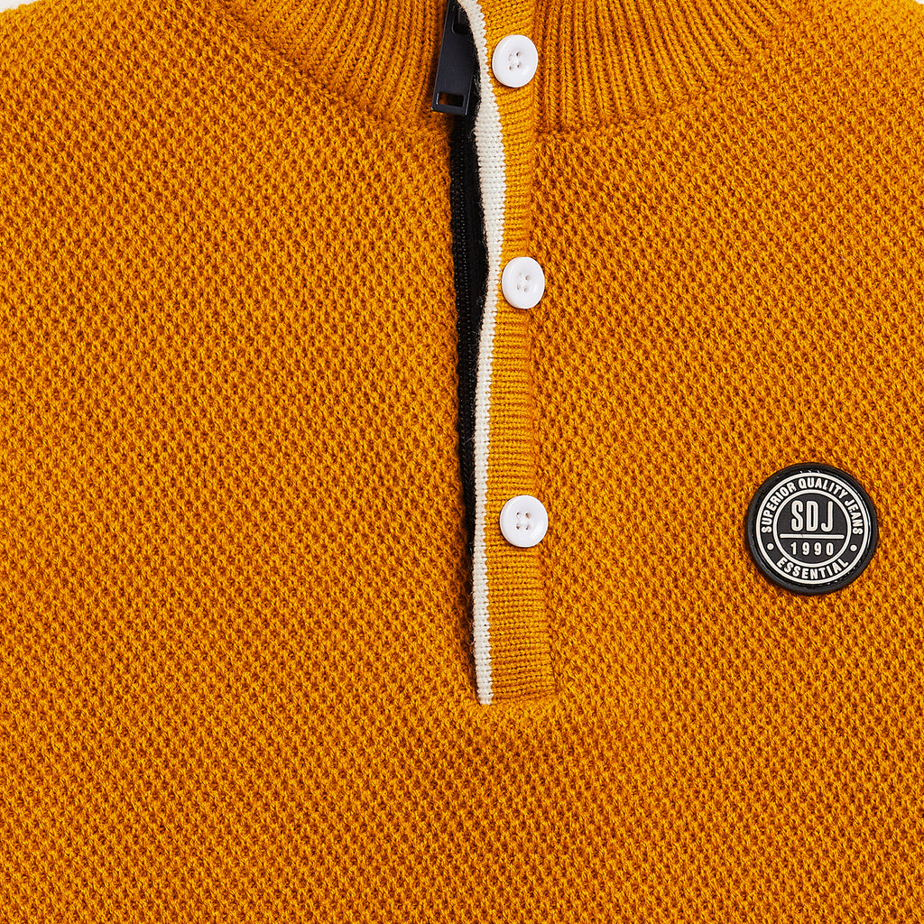 Duke Stardust Boys Full Sleeve Button Placket Sweater (SDS3607)
