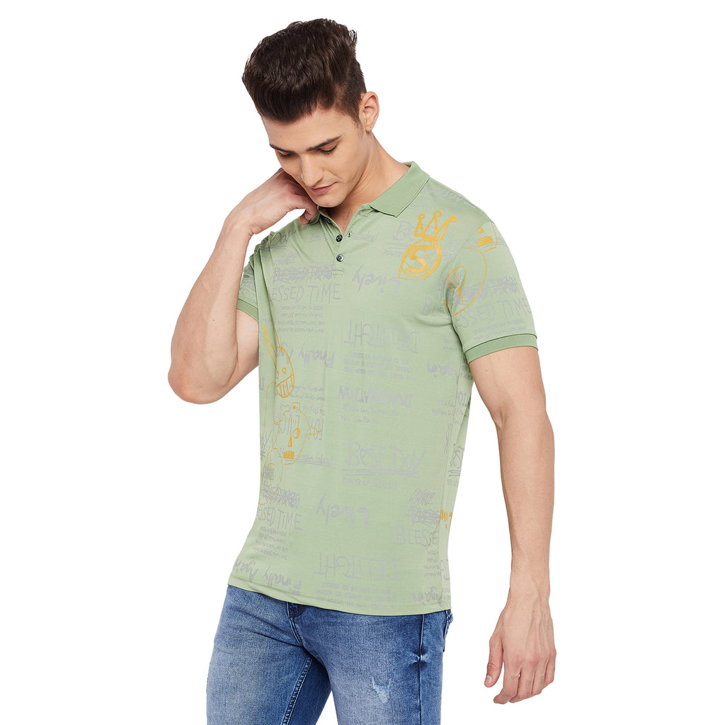 Duke Stardust Men Half Sleeve Cotton T-shirt (LF5036)