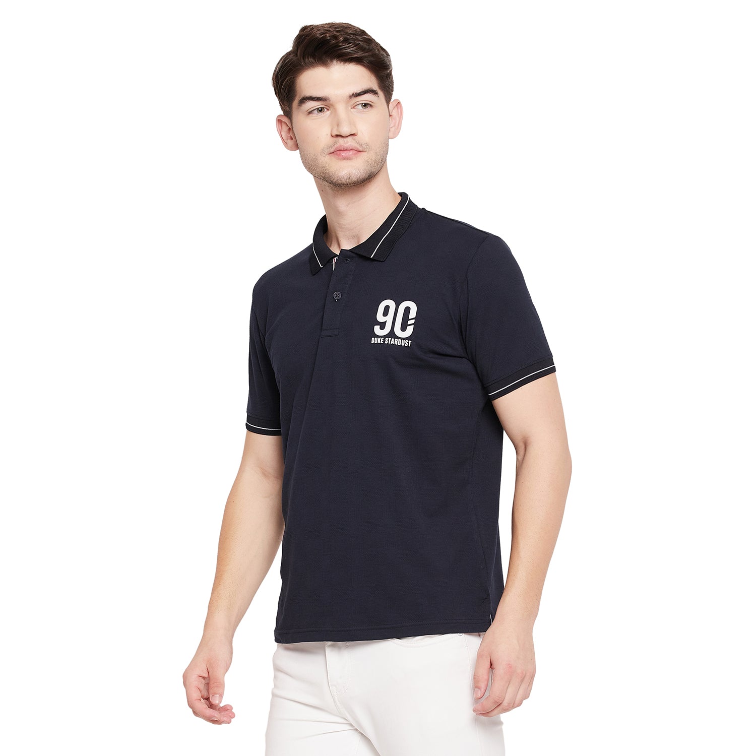 Duke Stardust Men Half Sleeve Cotton T-shirt (LF5269)