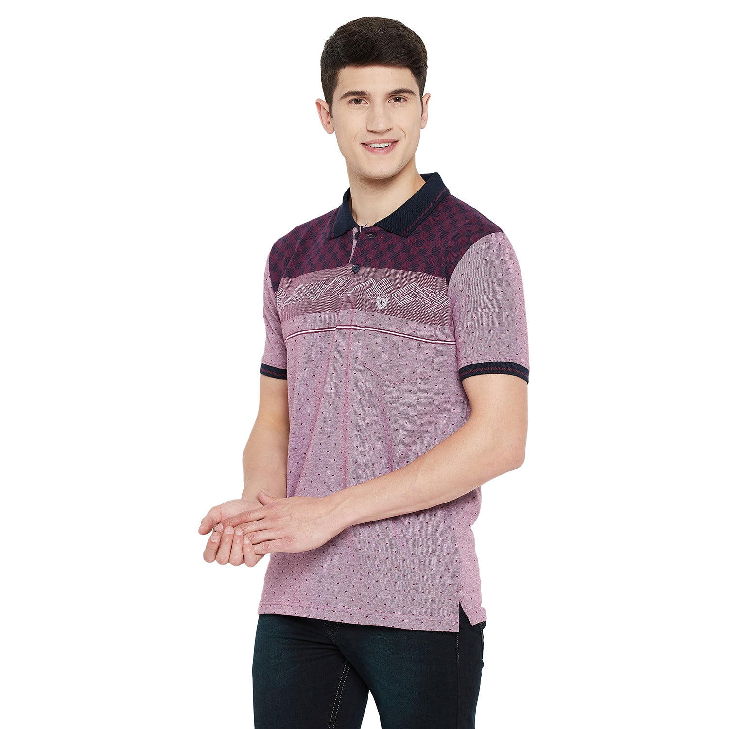 Duke Stardust Men Half Sleeve Cotton T-Shirt (LF5310)