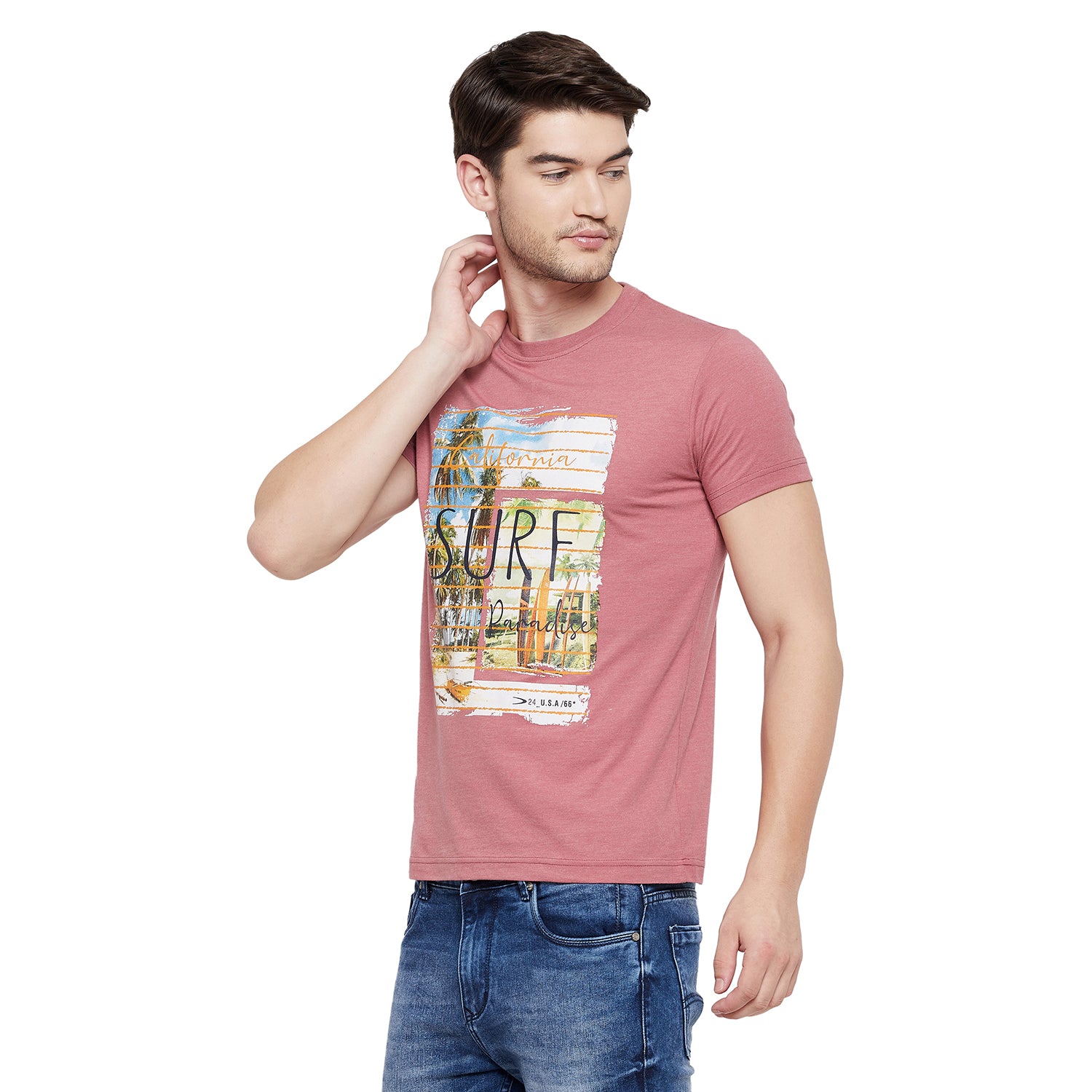 Duke Stardust Men Half Sleeve Cotton T-shirt (LQ3436)