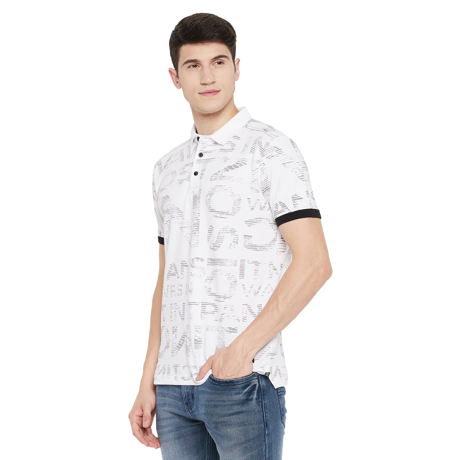 Duke Stardust Men Half Sleeve Cotton T-shirt (LF5253)