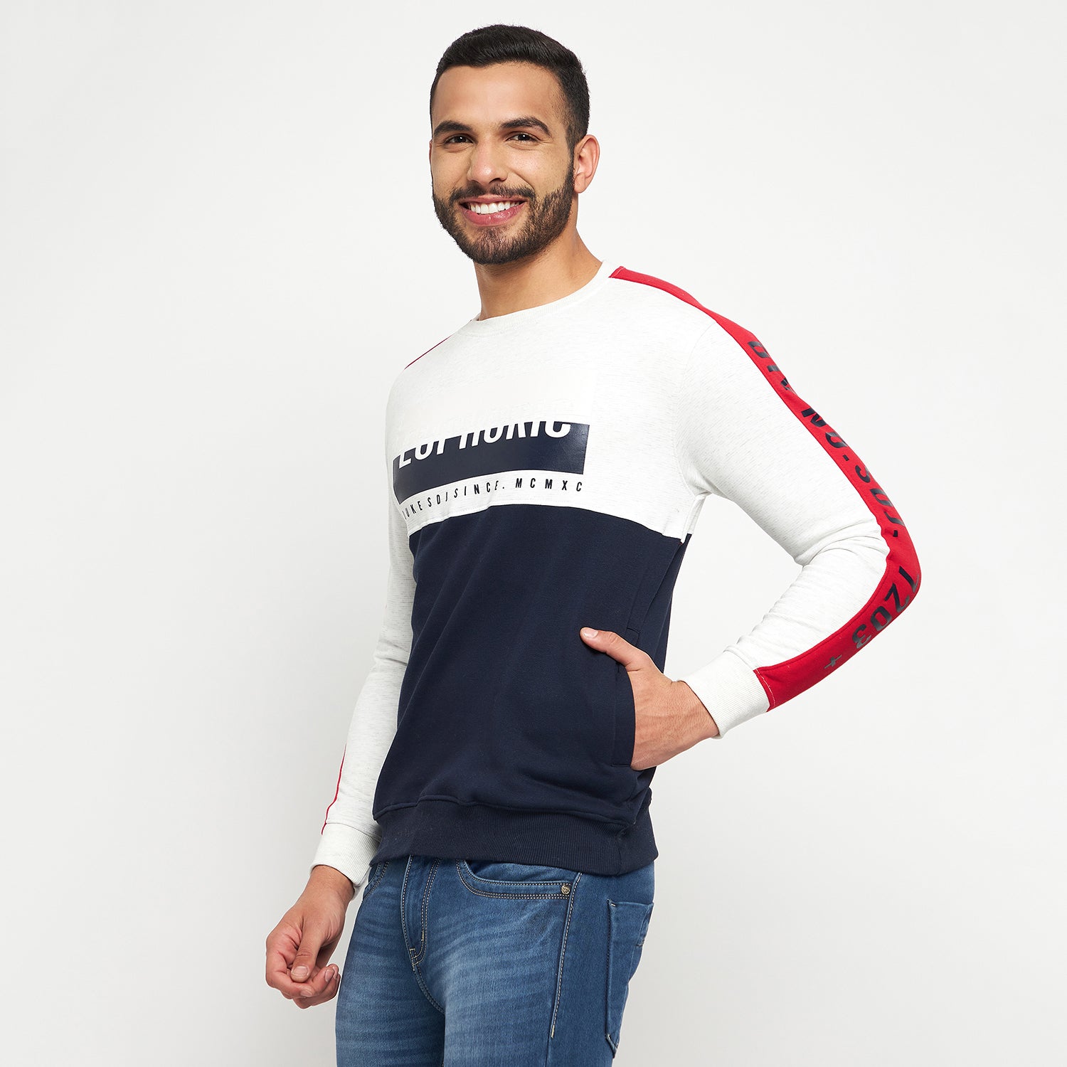 Duke Urban Men Round Neck Sweatshirt (LF6111)