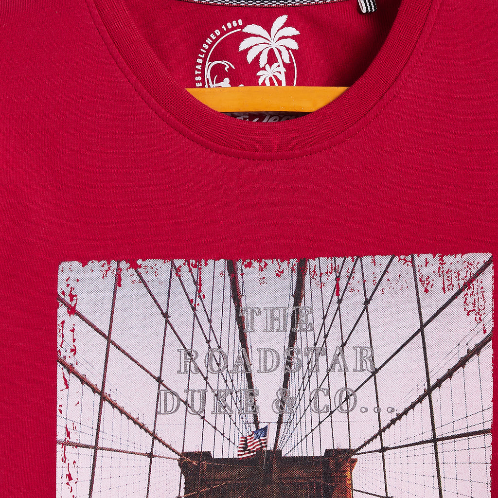 Duke Urban Boys Half Sleeve Cotton T-shirt (LF612)