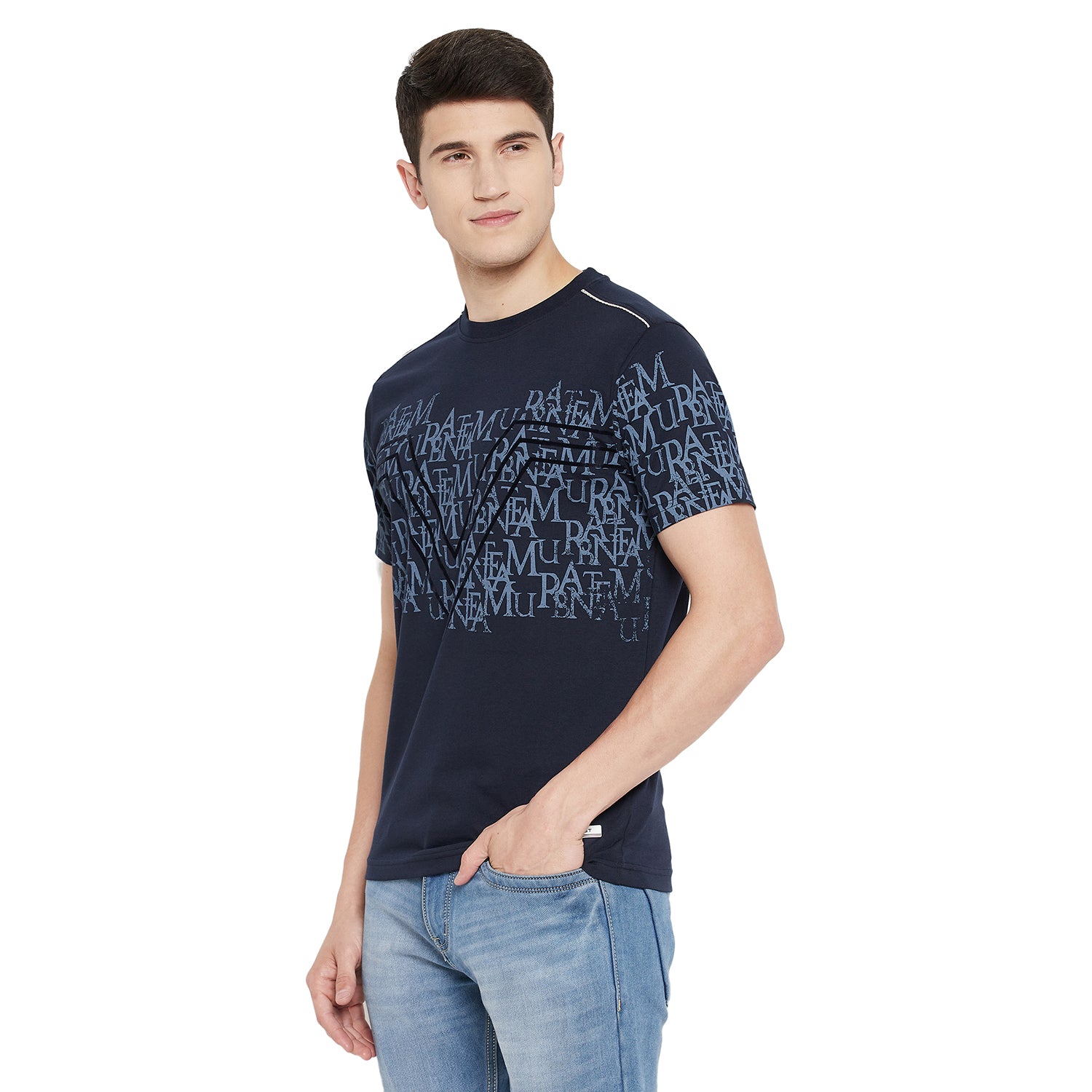 Duke Stardust Men Half Sleeve Cotton T-shirt (LF5216)