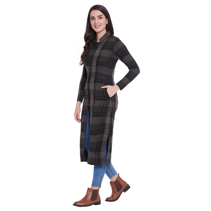Duke Urban Women Full Sleeve Long Cardigan (SDS941)