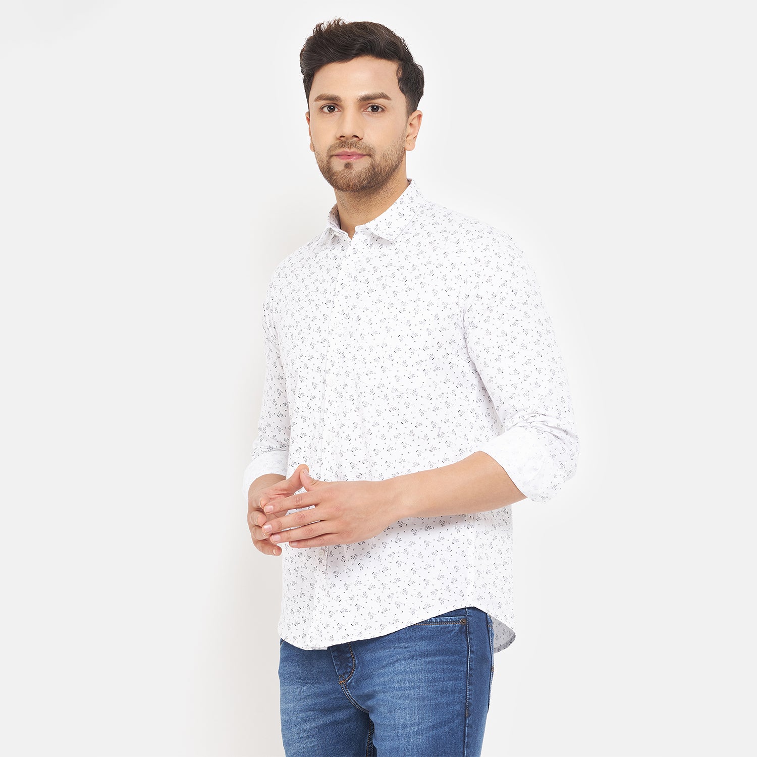 Duke Urban Men Full Sleeve Cotton Shirt (SDO7PRTG)