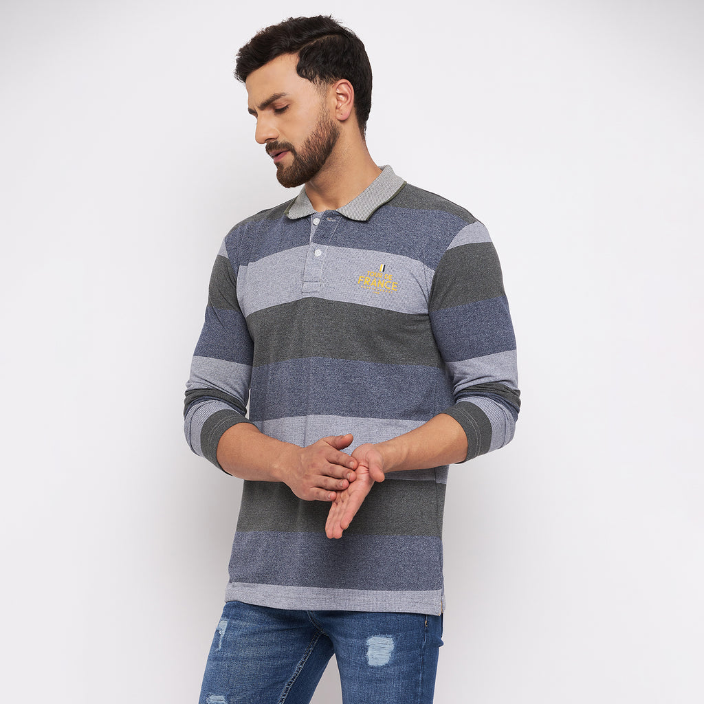 Duke Stardust Men Full Sleeve Cotton T-shirt (LF3906)