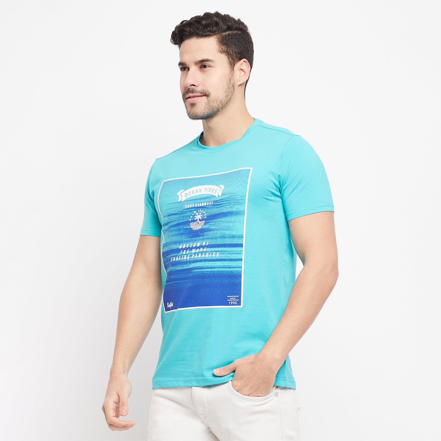 Duke Urban Men Half Sleeve Cotton T-shirt (LF5754)