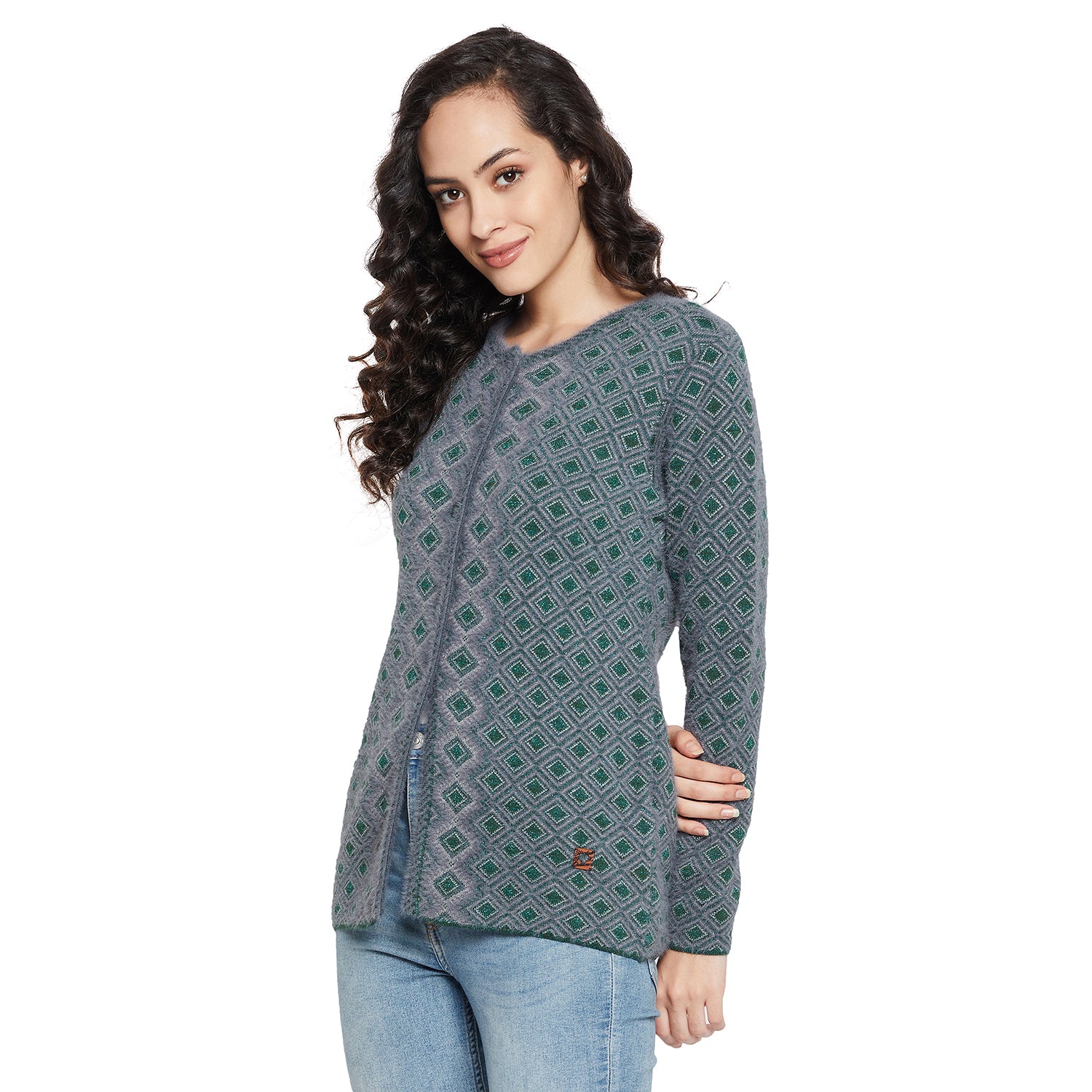 Duke Urban Women Full sleeve Round Neck Cardigan (SDS1053)