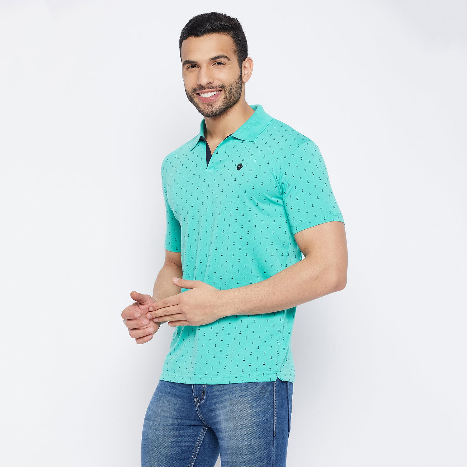 Duke Stardust Men Half Sleeve Cotton T-shirt (4040F)