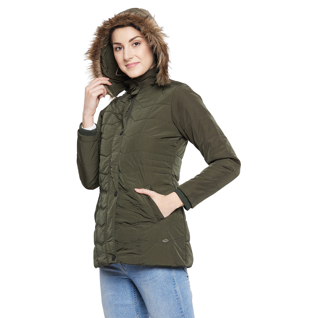 Duke Stardust Women Full Sleeve Padded Jacket (SDZ6691)