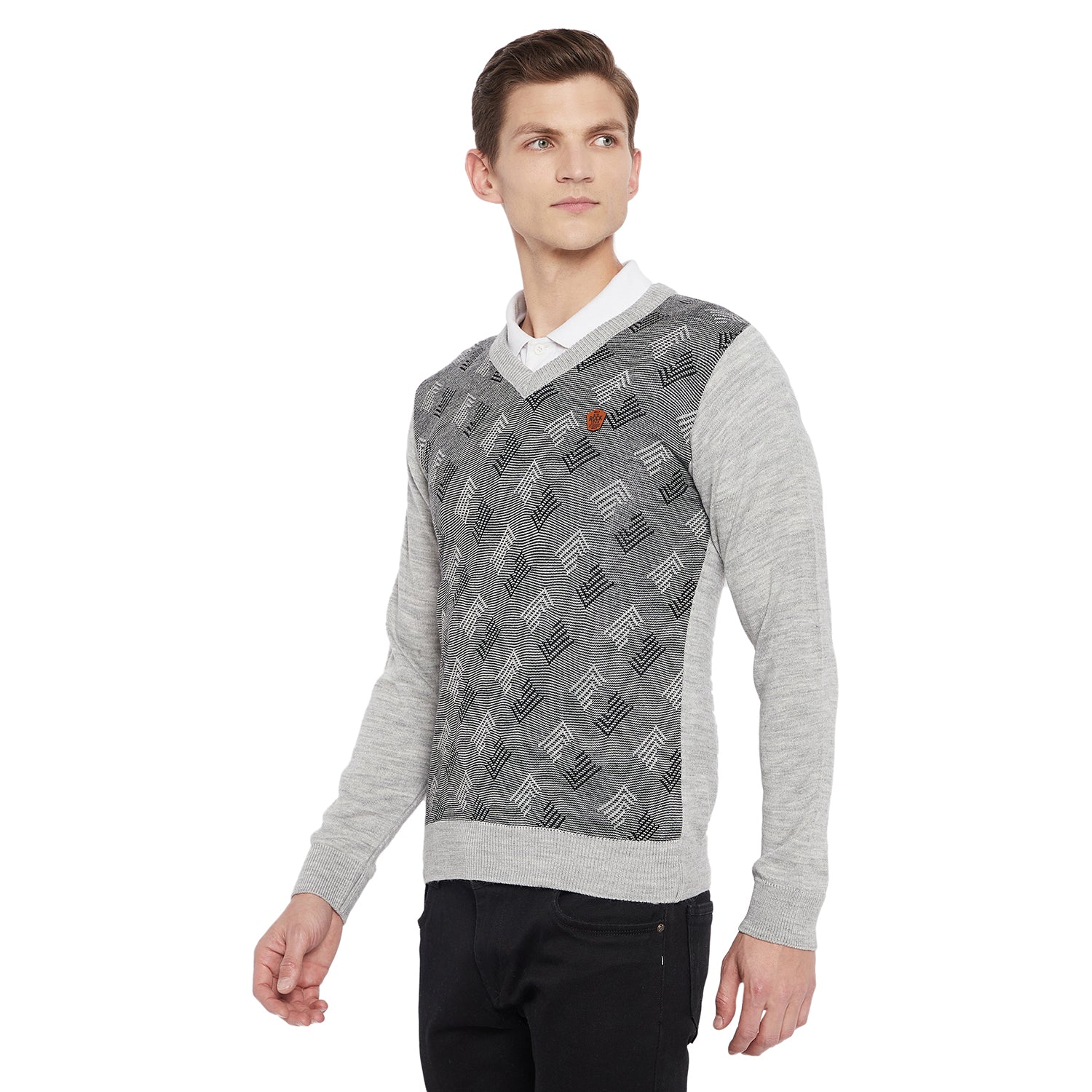 Duke Urban Men Full Sleeve V Neck Sweater (SDS8037)