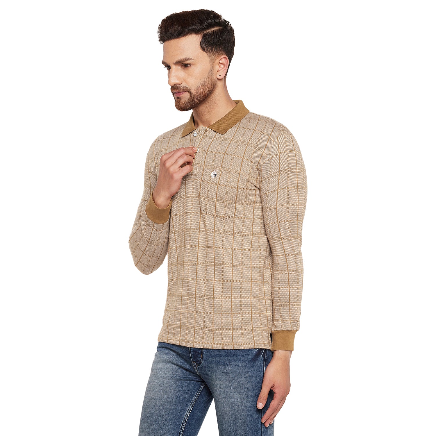 Duke Stardust Men Full Sleeve Cotton T-shirt (LF3956)