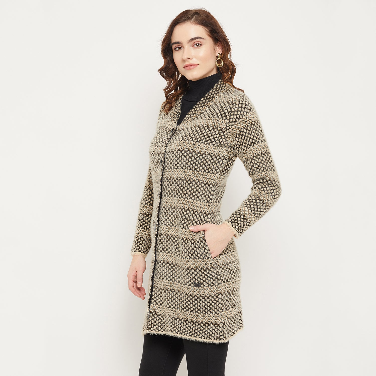 Duke Urban Women Self Design Cardigan (SDS1095)