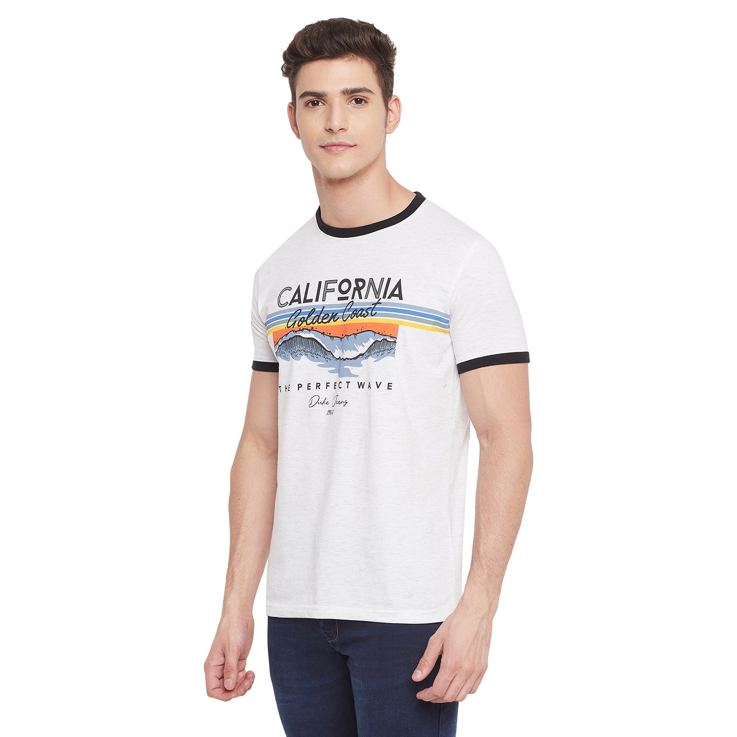 Duke Stardust Men Half Sleeve Cotton T-shirt (LF5284)