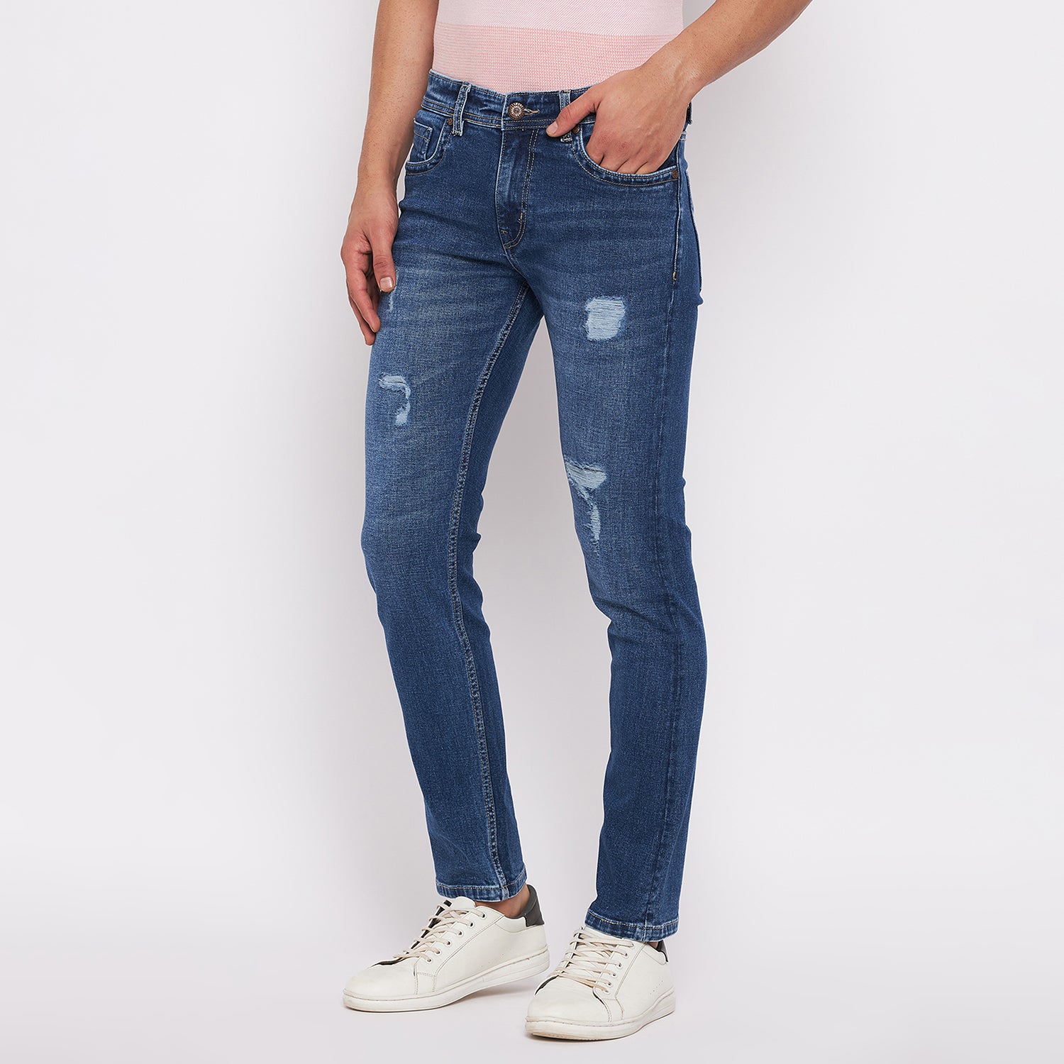 Duke Urban Men Slim Fit Stretchable Jeans (SDD5319)