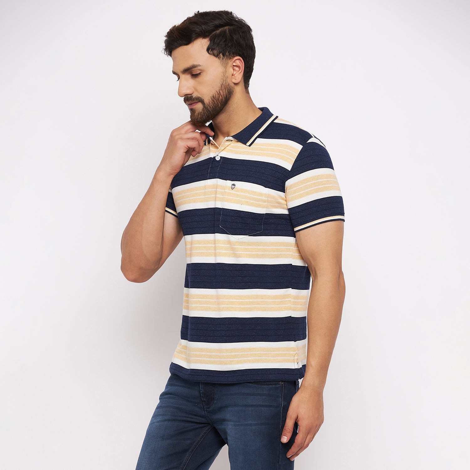 Duke Urban Men Half Sleeve Cotton T-shirt (LF5377)