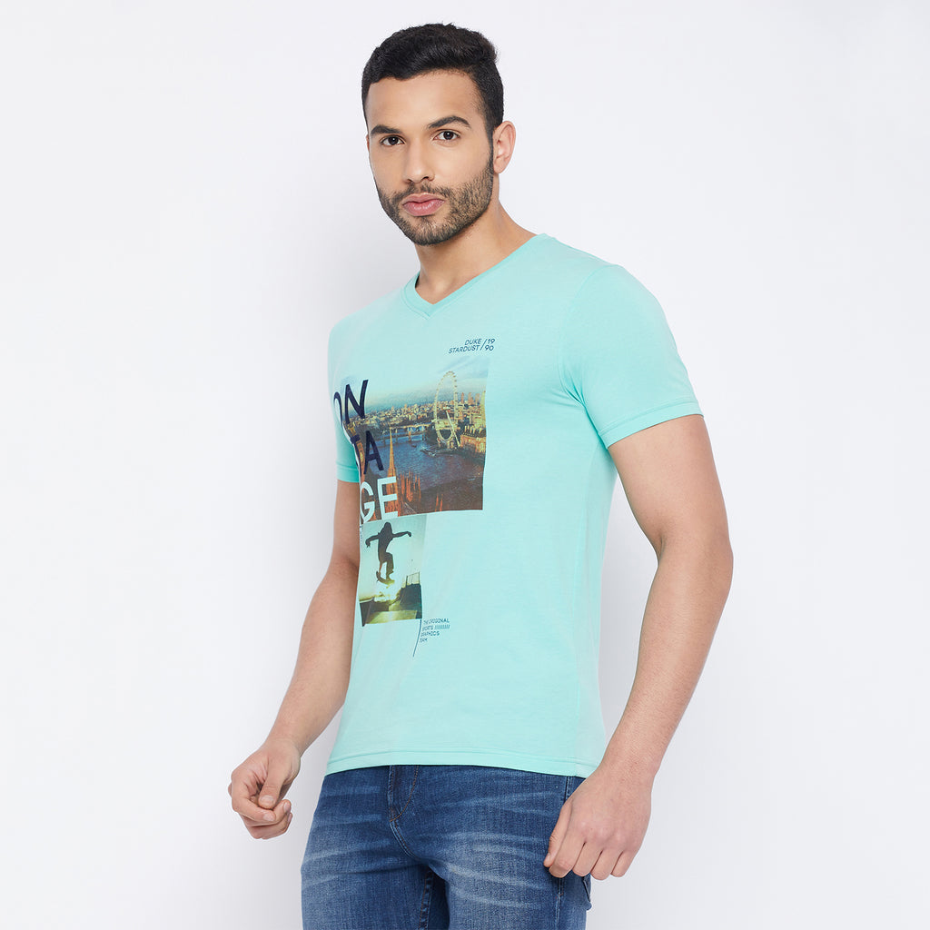 Duke Stardust Men Half Sleeve Cotton T-shirt (MTLF229)