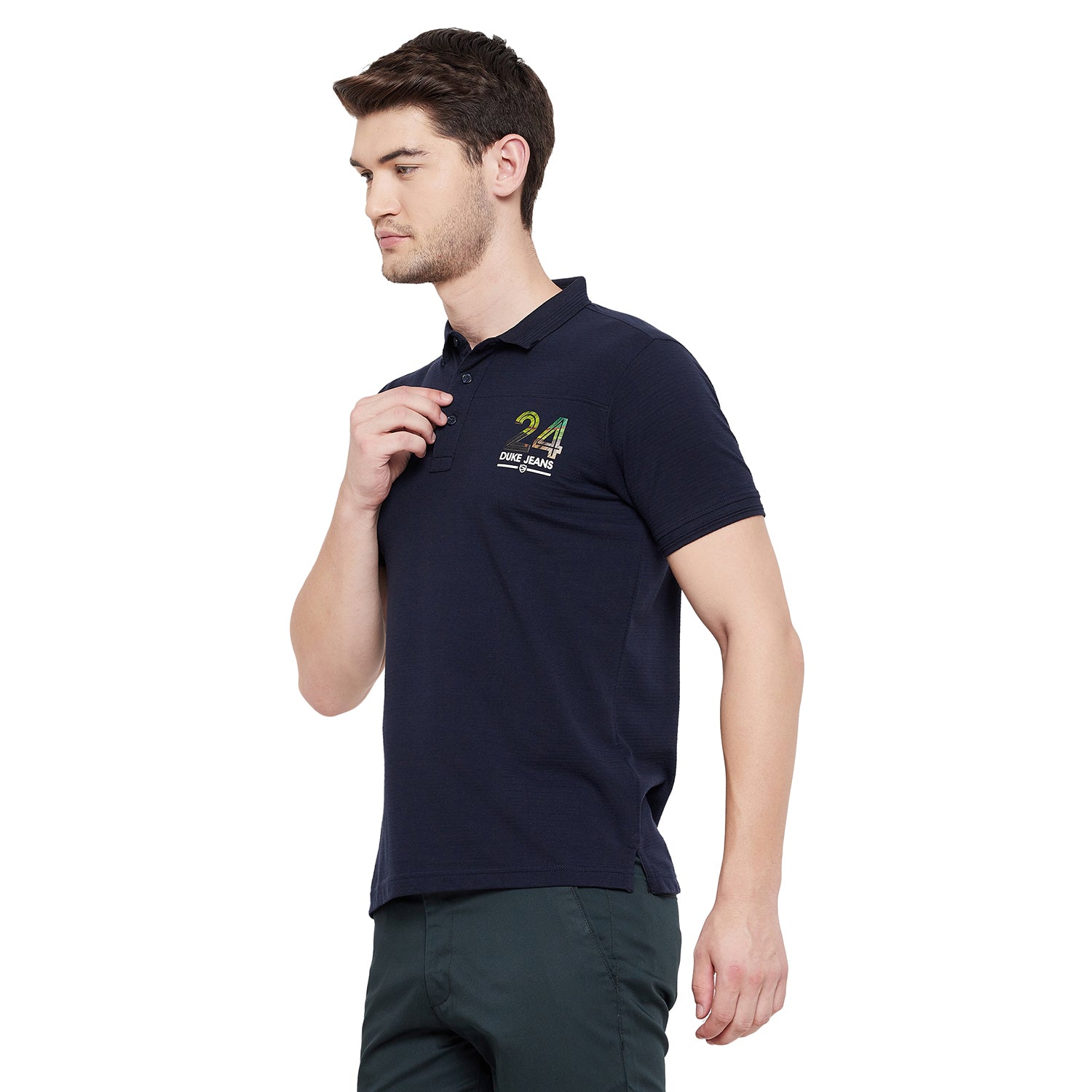 Duke Stardust Men Half Sleeve Cotton T-shirt (LQ4531)
