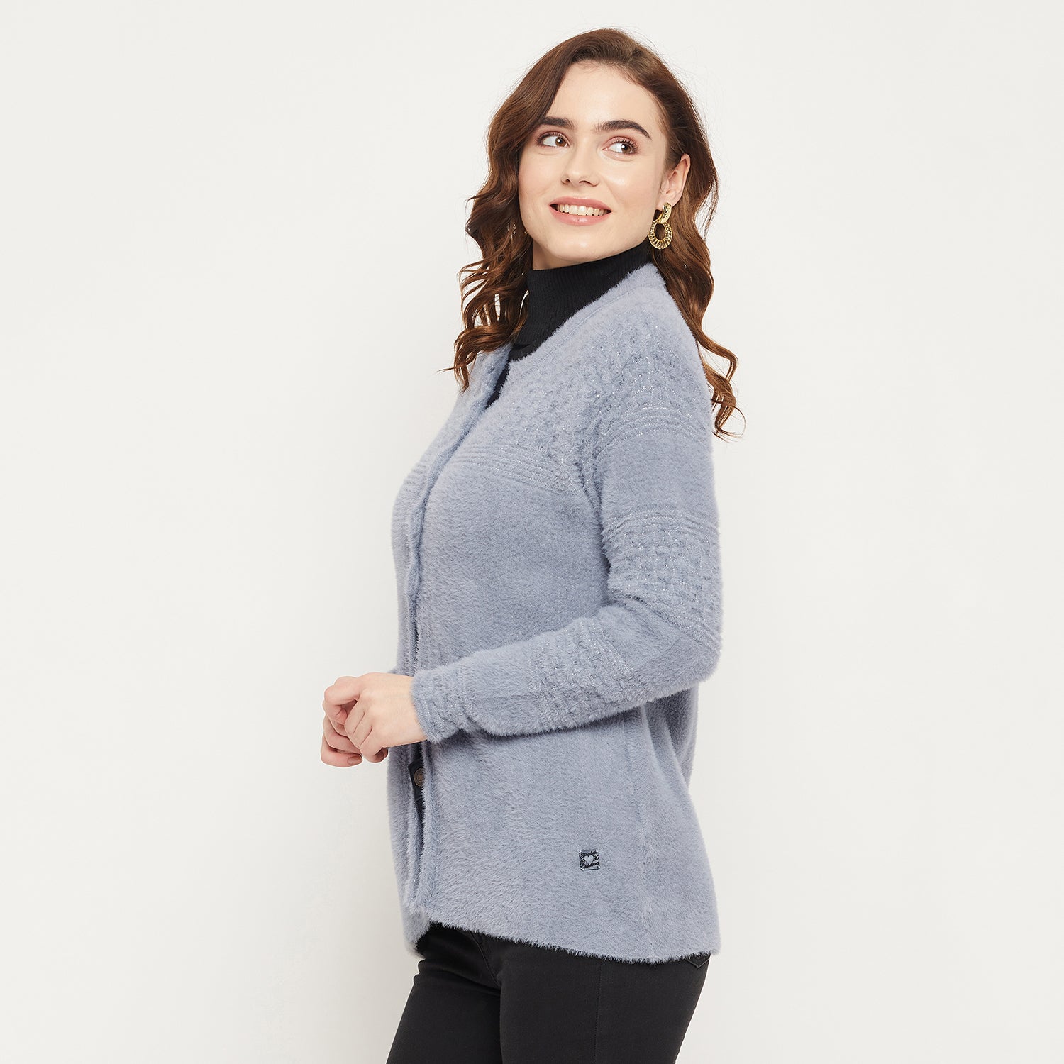 Duke Urban Women Solid Cardigan (SDS9721)