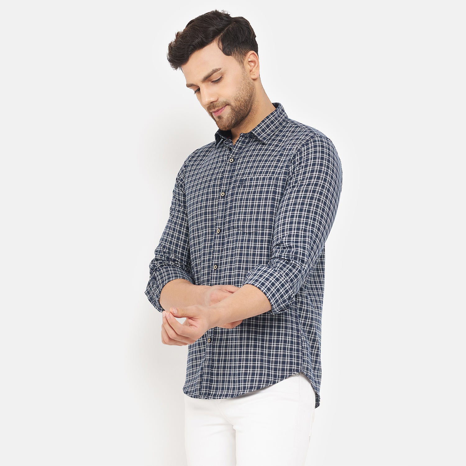 Duke Urban Men Full Sleeve Cotton Shirt (SDO7CKMB)