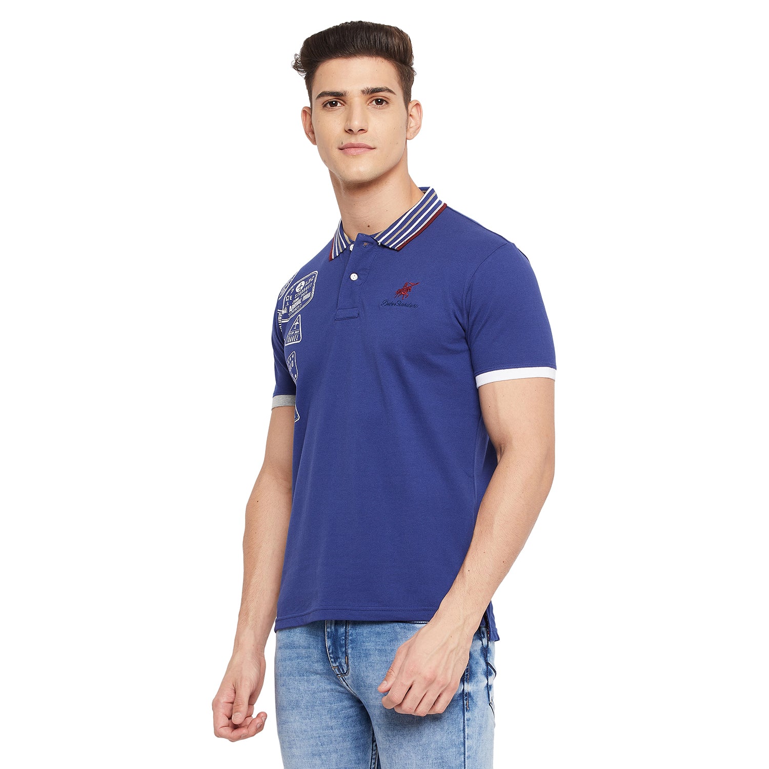Duke Stardust Men Half Sleeve Cotton T-shirt (LF4709)