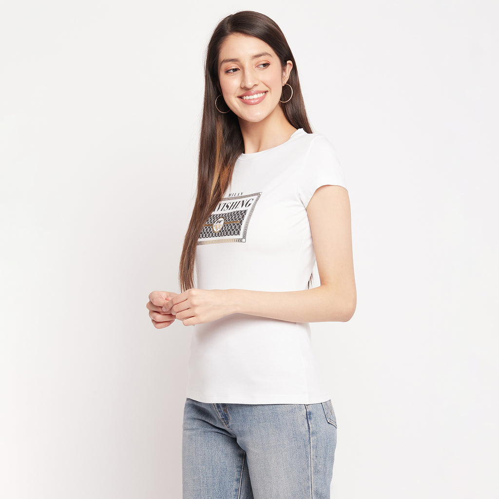 Duke Stardust Women Short Sleeve Round Neck Top (LFX893)