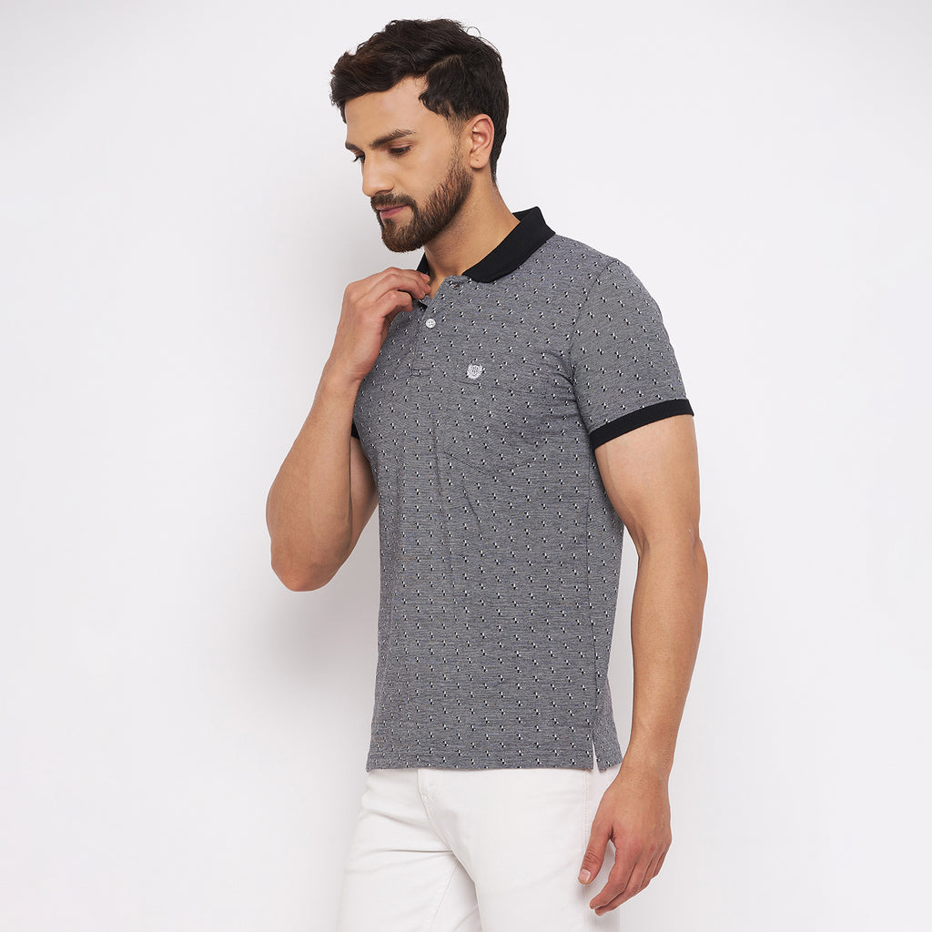Duke Stardust Men Half Sleeve Cotton T-shirt (LF5378)
