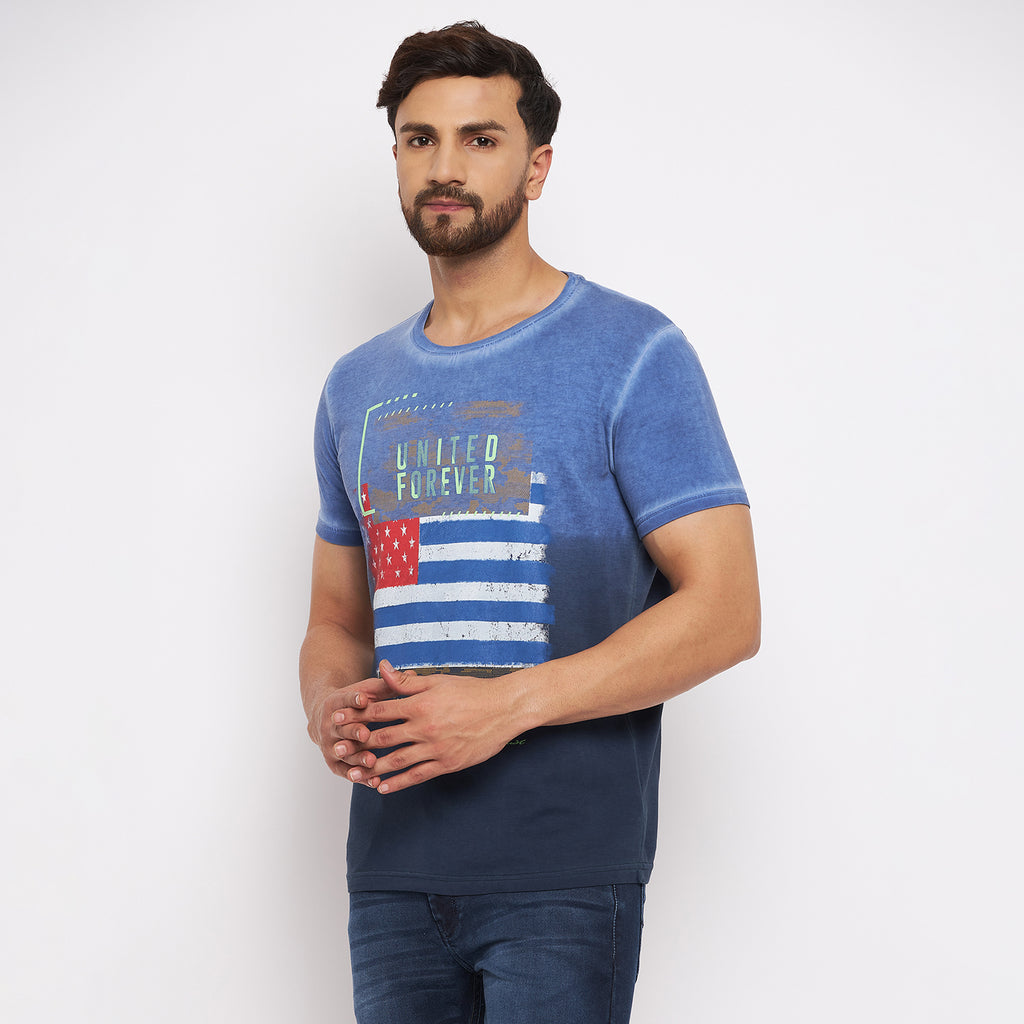 Duke Stardust Men Half Sleeve Cotton T-shirt (LF4876)