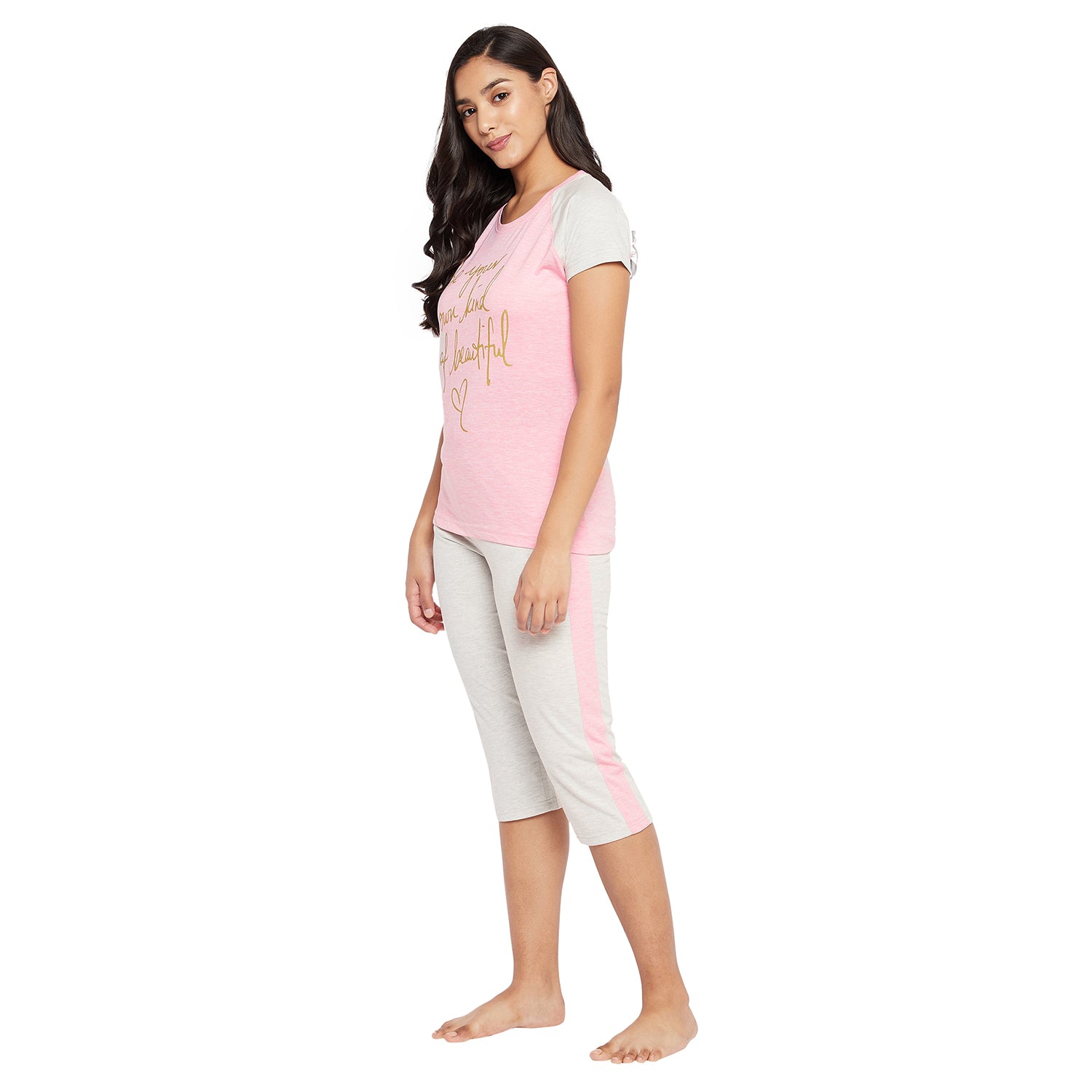Duke Stardust Women Printed Top & Capri Set (LFX851)