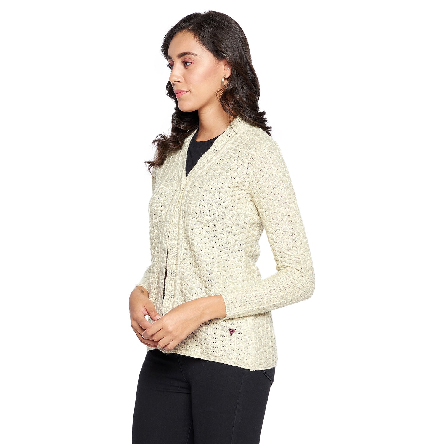 Duke Urban Women Full sleeve V Neck Cardigan (SDS1065)