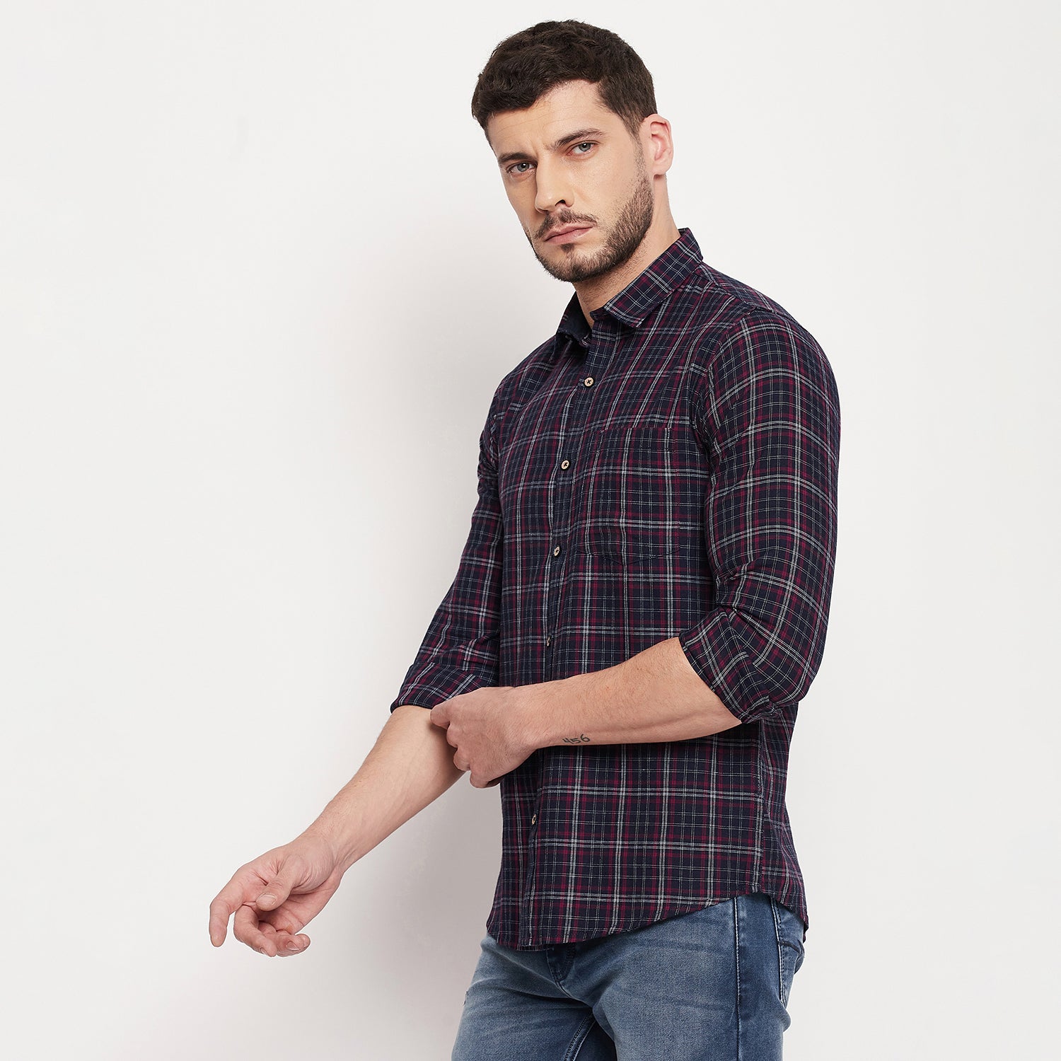 Duke Stardust Men Full Sleeve Cotton Shirt (SDO7CKPQ)