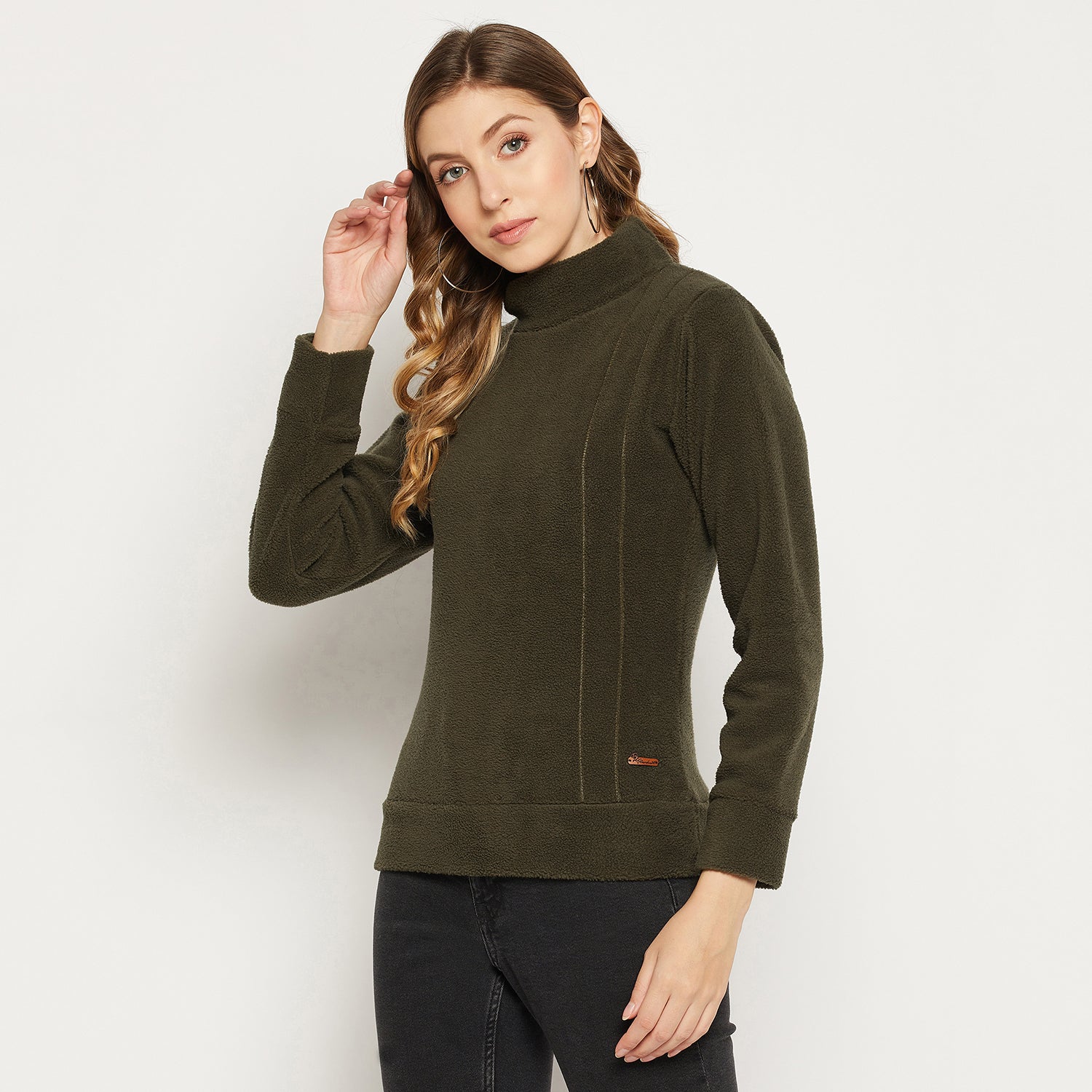 Duke Stardust Women High Neck Sweatshirt (LFX803)