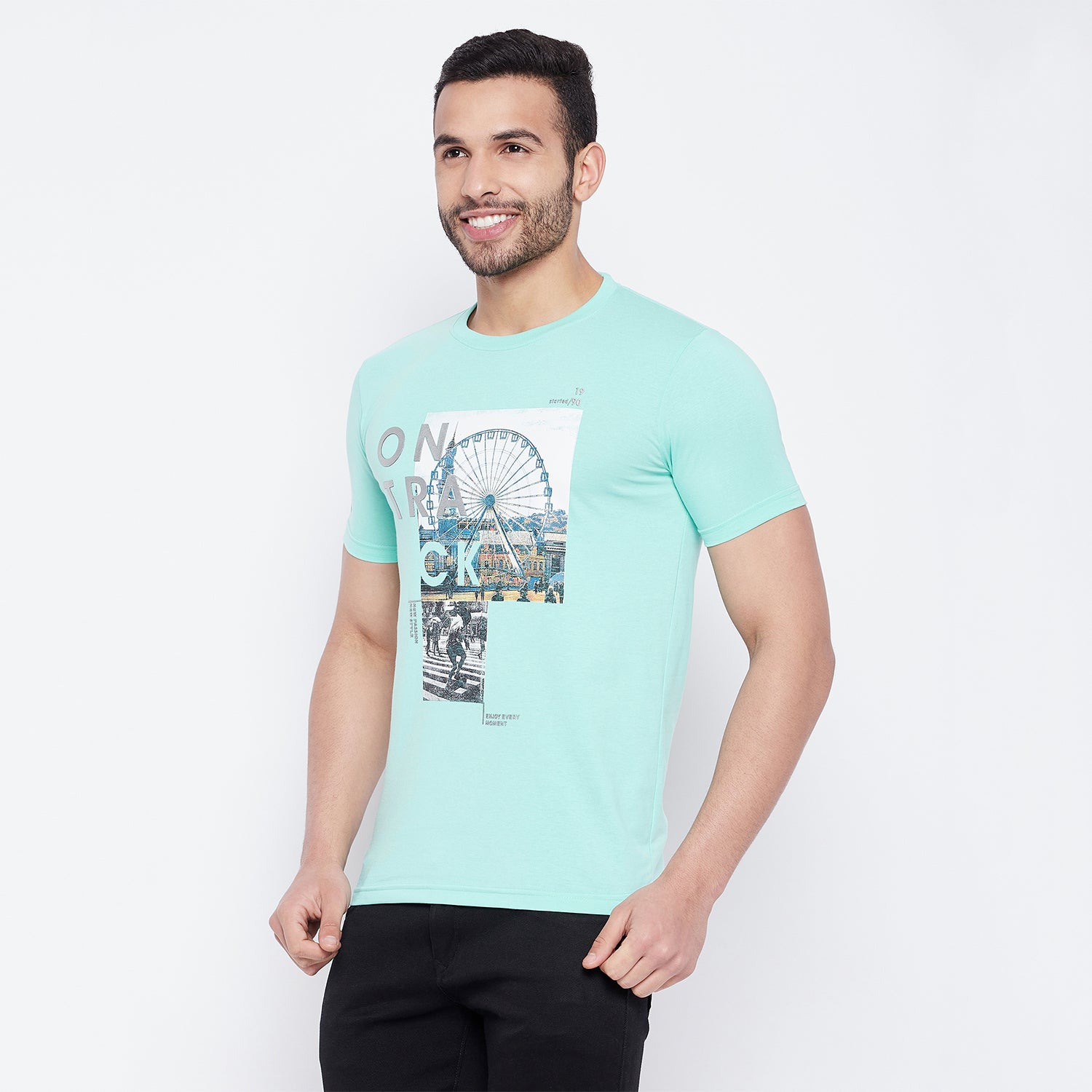 Duke Urban Men Half Sleeve Cotton T-shirt (LF5753)