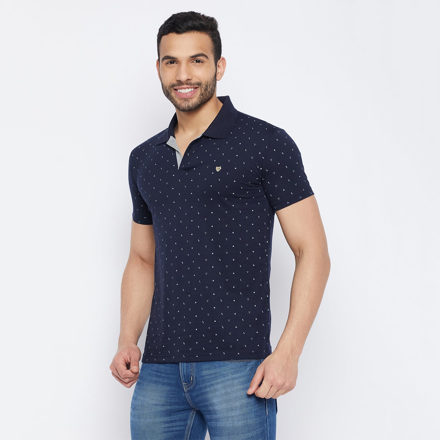 Duke Stardust Men Half Sleeve Cotton T-shirt (4040F)