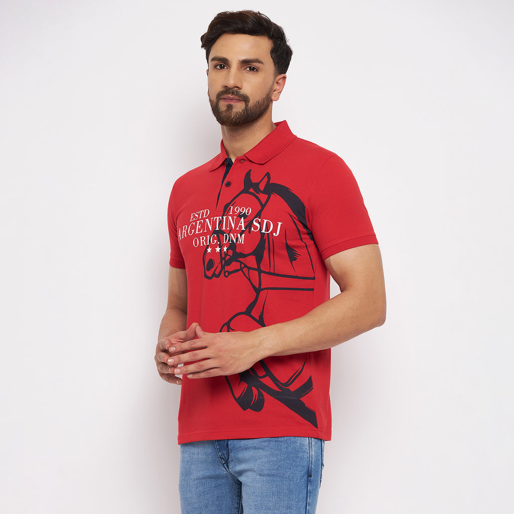 Duke Stardust Men Half Sleeve Cotton T-shirt (LF4829)