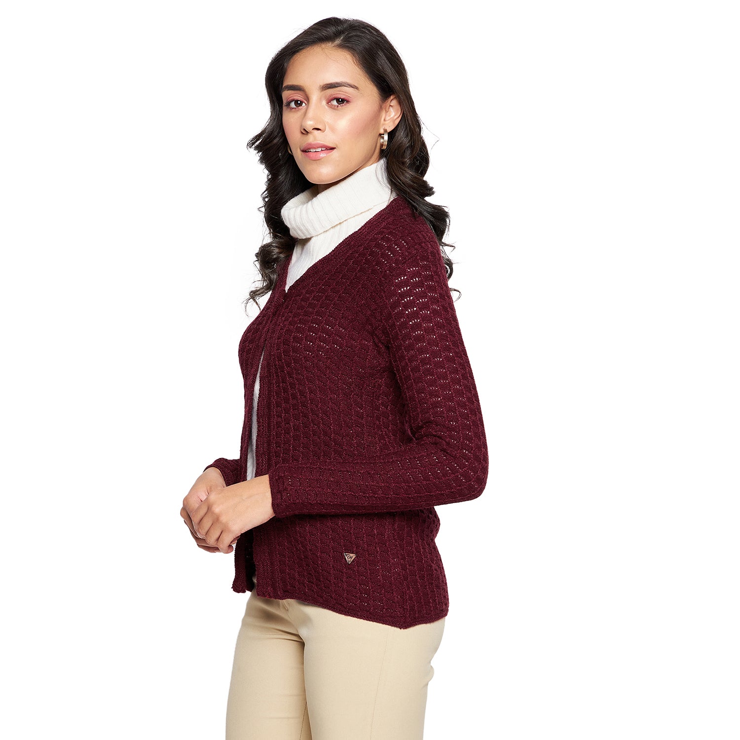 Duke Urban Women Full sleeve V Neck Cardigan (SDS1065)