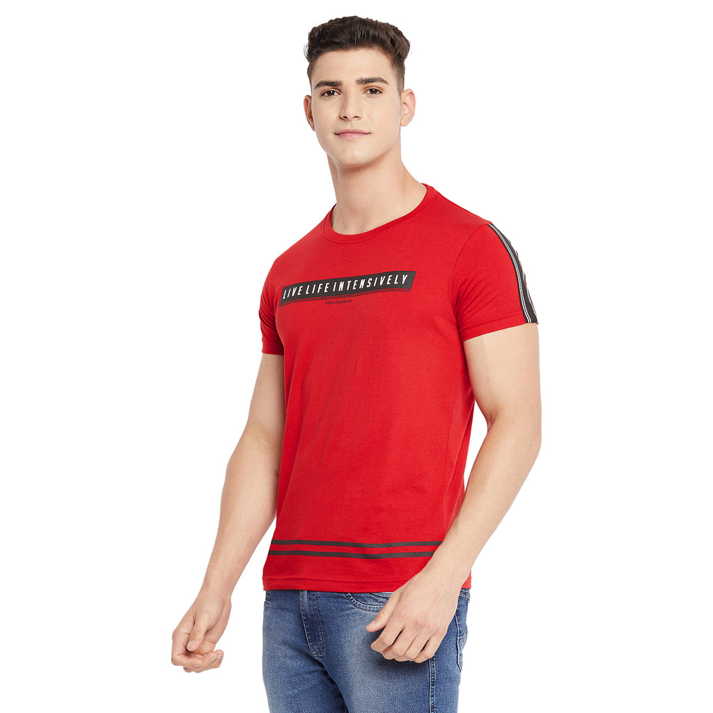 Duke Stardust Men Half Sleeve Cotton T-shirt (LF5346)