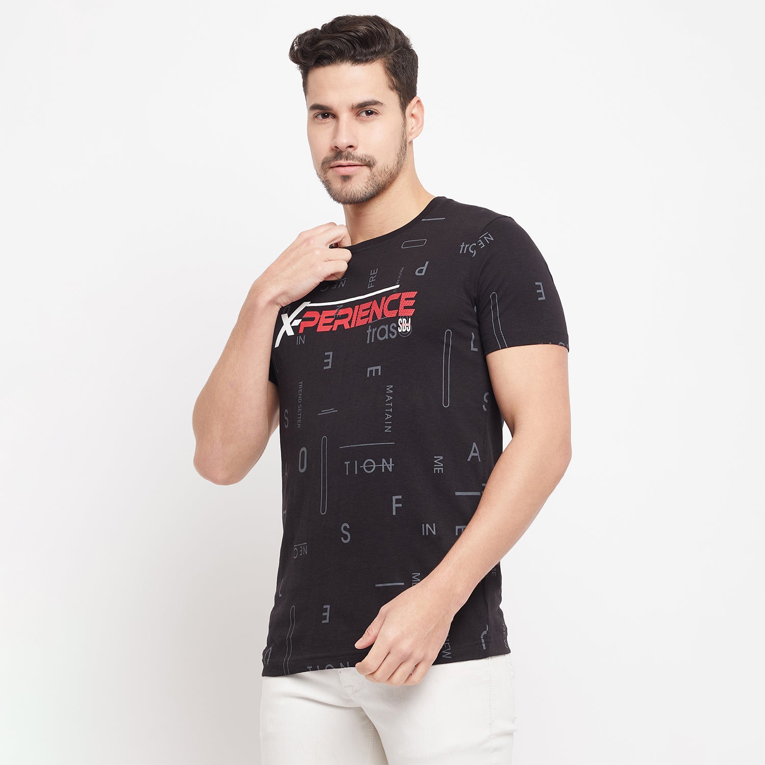 Duke Urban Men Half Sleeve Cotton T-shirt (LF5459)