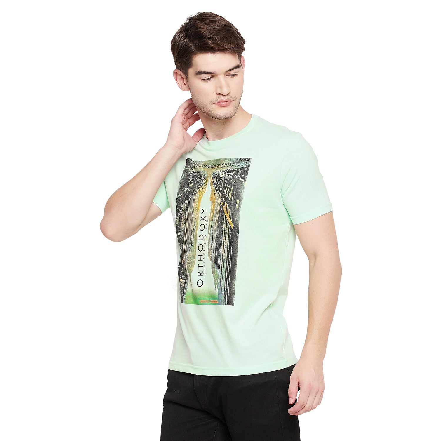 Duke Stardust Men Half Sleeve Cotton T-shirt (LF5335)