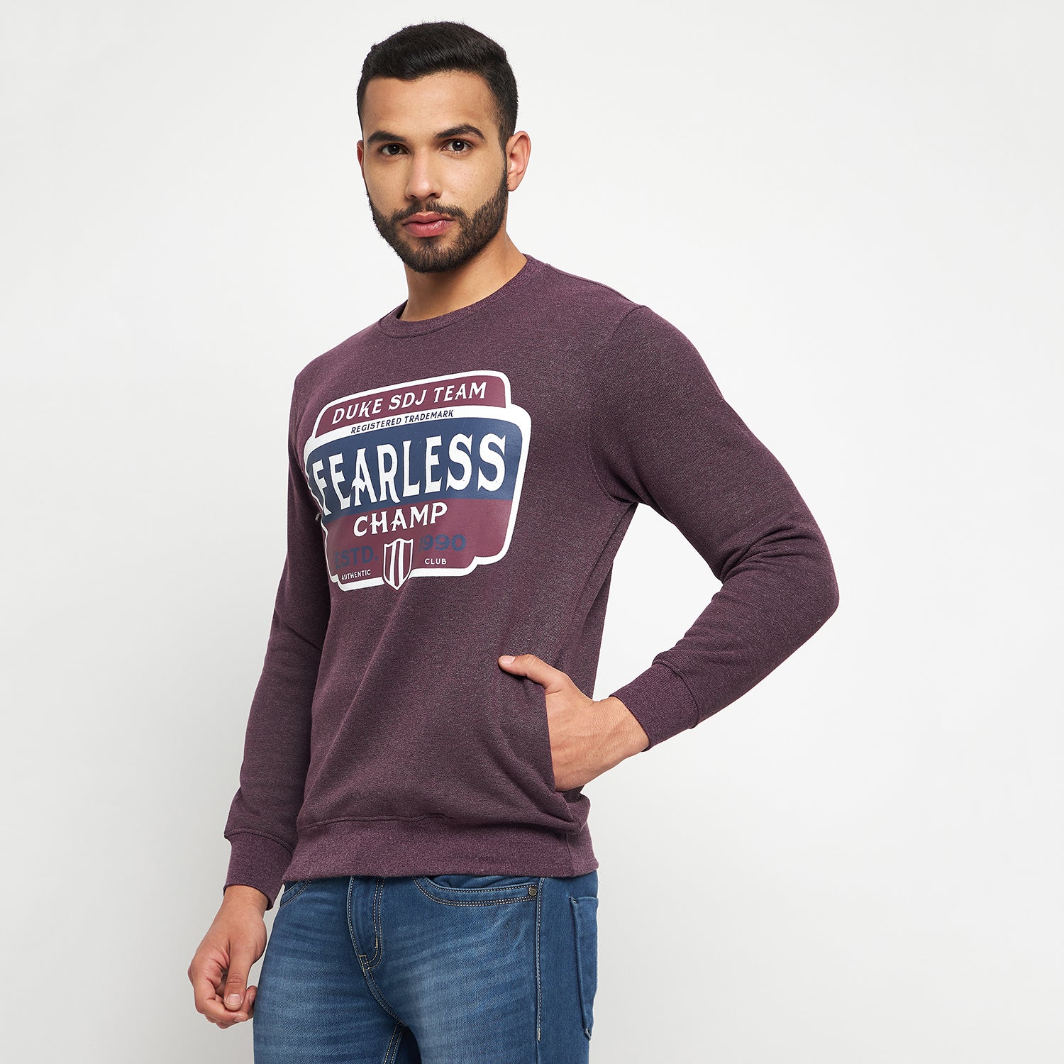 Duke Urban Men Round Neck Sweatshirt (LF6219)