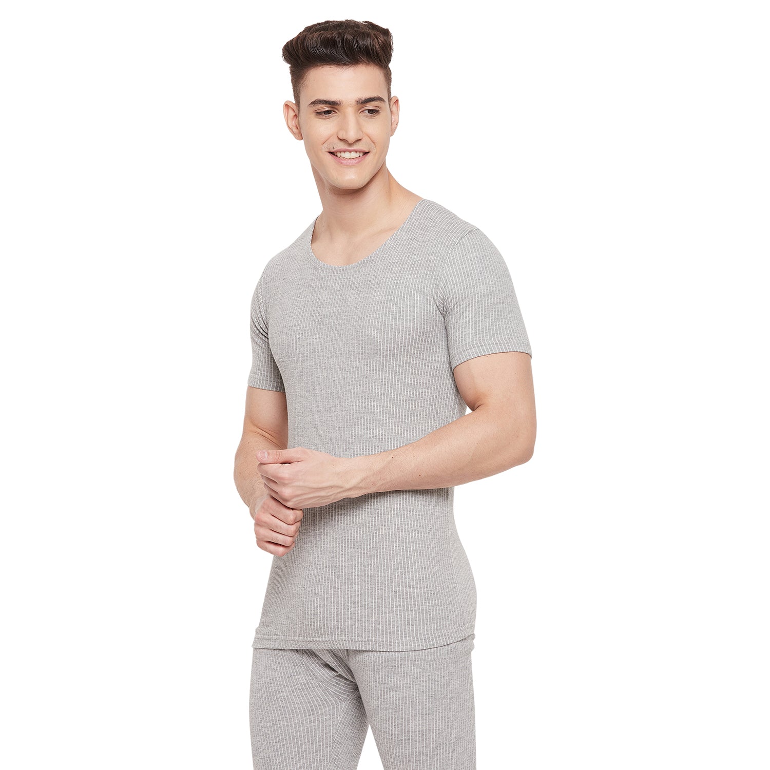 Duke Stardust Men Half Sleeve Top Thermal (D2GR-G)