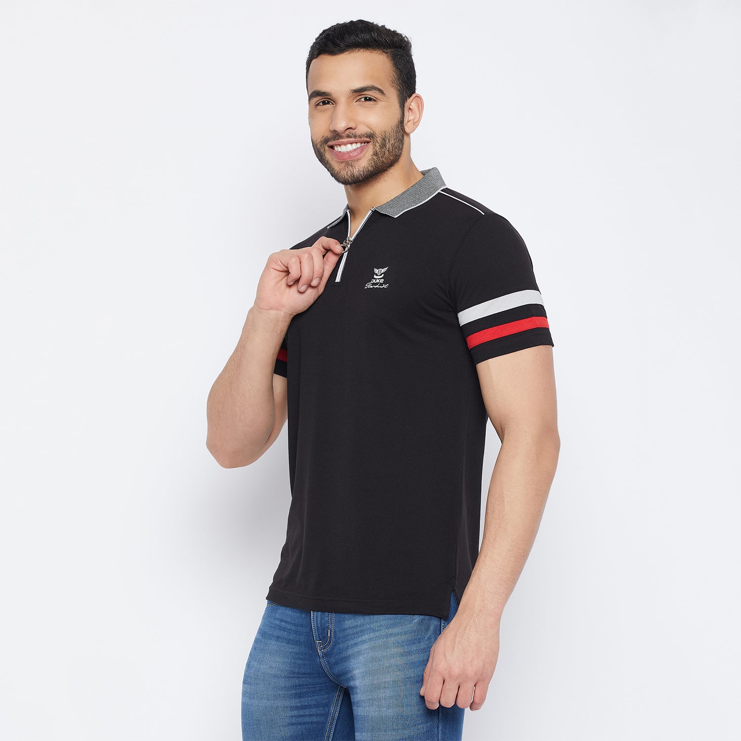 Duke Stardust Men Half Sleeve Cotton T-shirt (LF5797)