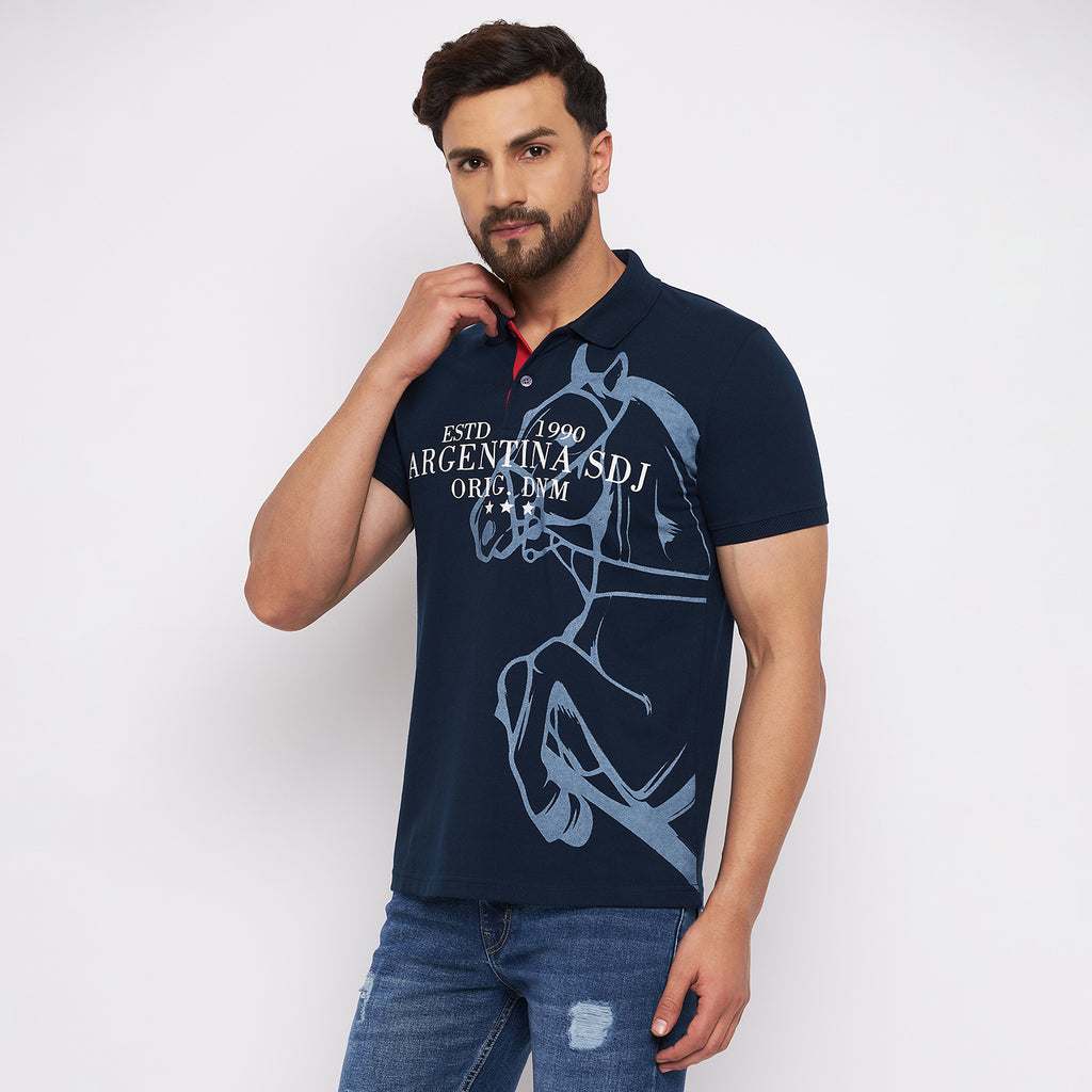 Duke Stardust Men Half Sleeve Cotton T-shirt (LF4829)
