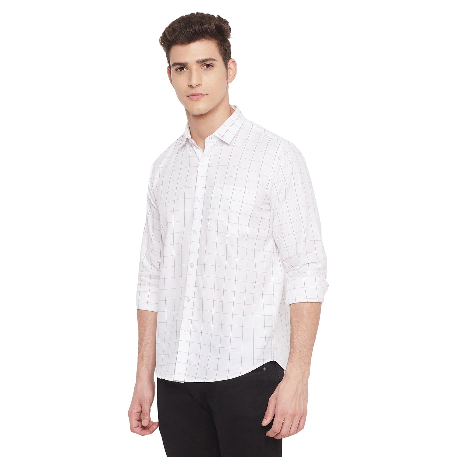 Duke Stardust Men Full Sleeve Cotton Shirt (SDO9CKTB)