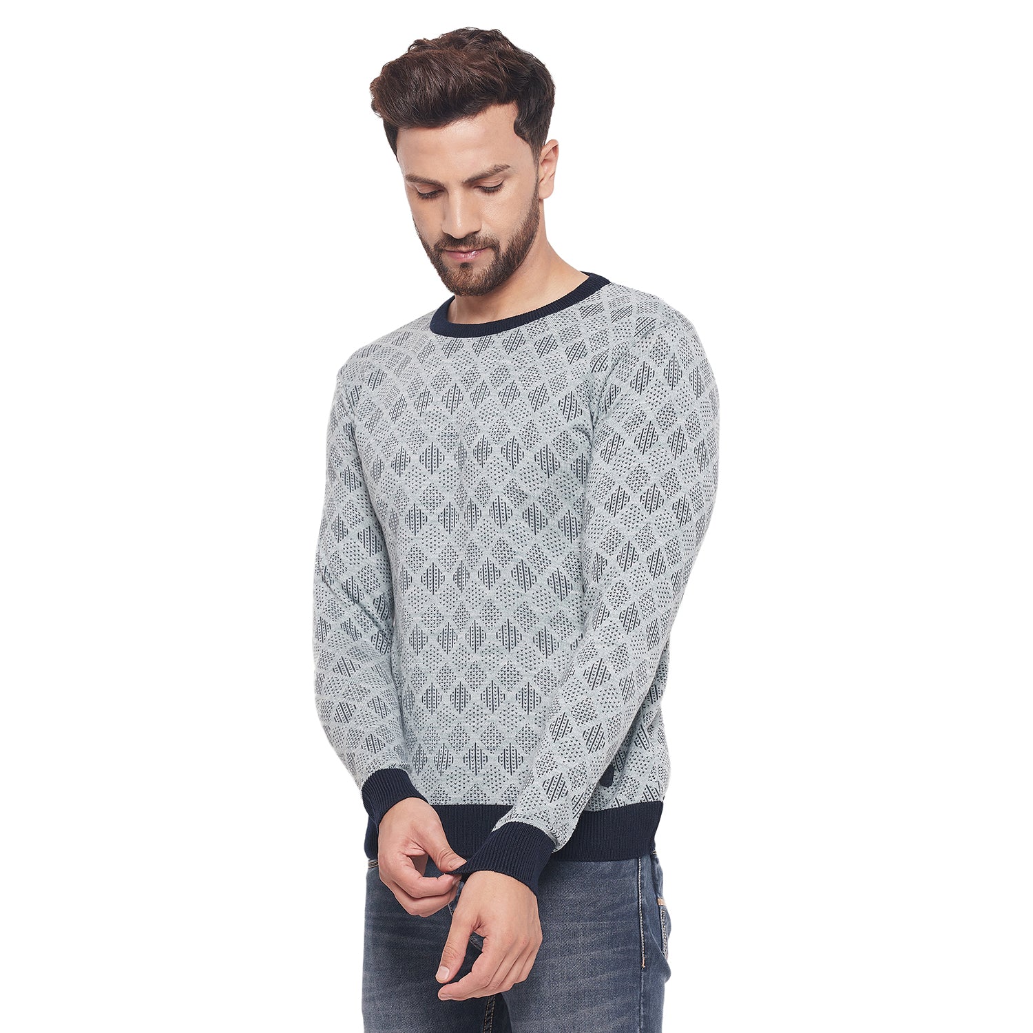 Duke Stardust Men Full Sleeve Round Neck Sweater (WSDS8032)