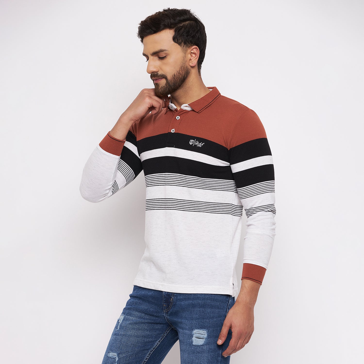 Duke Stardust Men Full Sleeve Cotton T-shirt (LF3963)