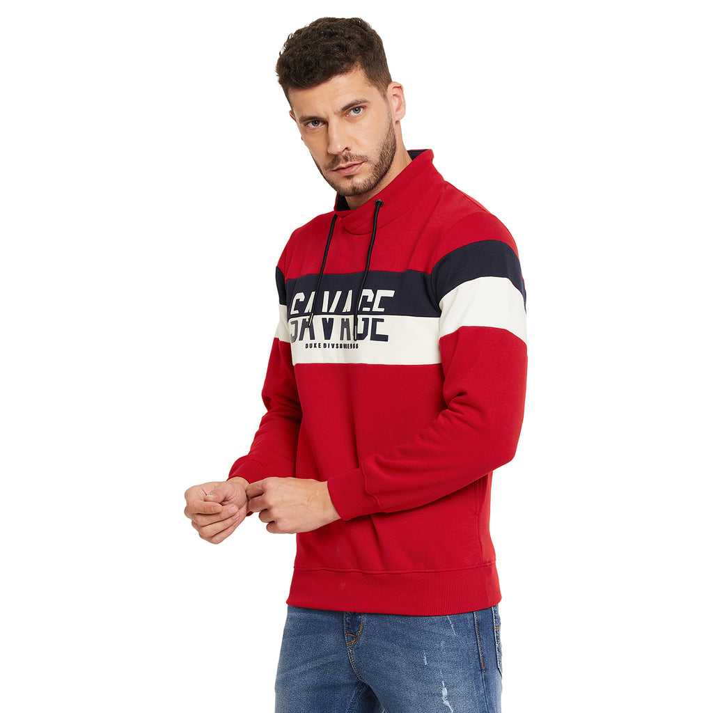 Duke Stardust Men Cowl Neck Sweatshirt (LF3685)