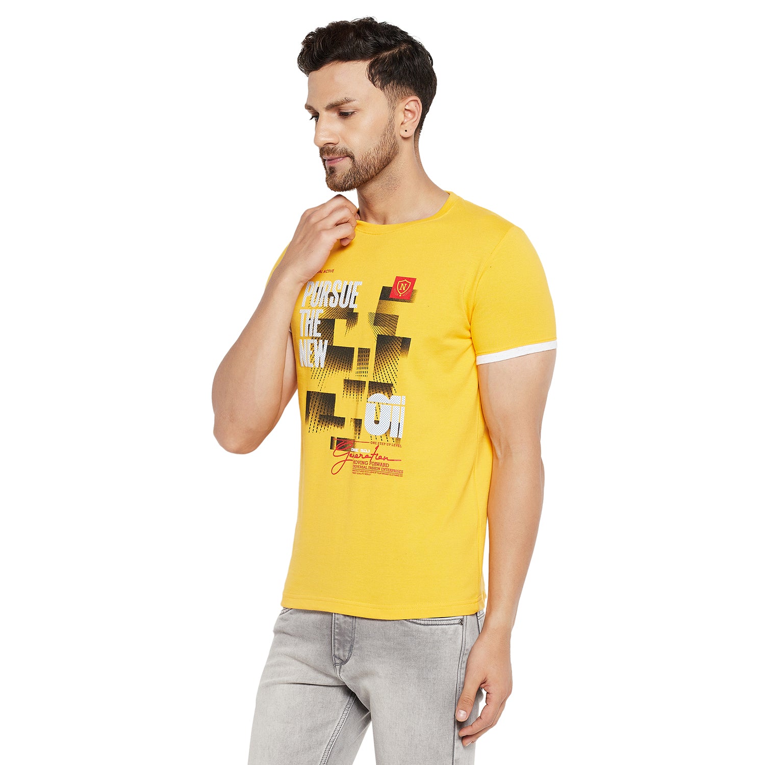 Duke Urban Men Half Sleeve Cotton T-shirt (LF5456)